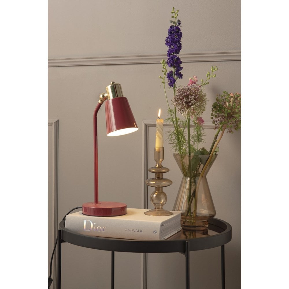 Table Lamp Classic, Warm red, Red