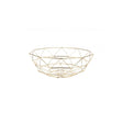 Basket Diamond Cut Large, Gold plated, Gold