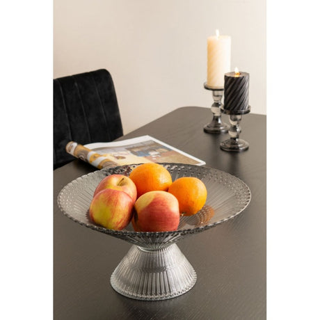 Candle holder Glass Art, Black