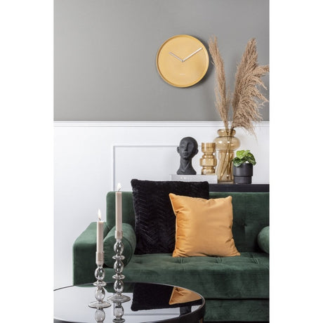 Candle Holder Glass Art Bubbles Medium, Black