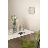 Candle Holder Glass Art Bubbles Medium, Clear