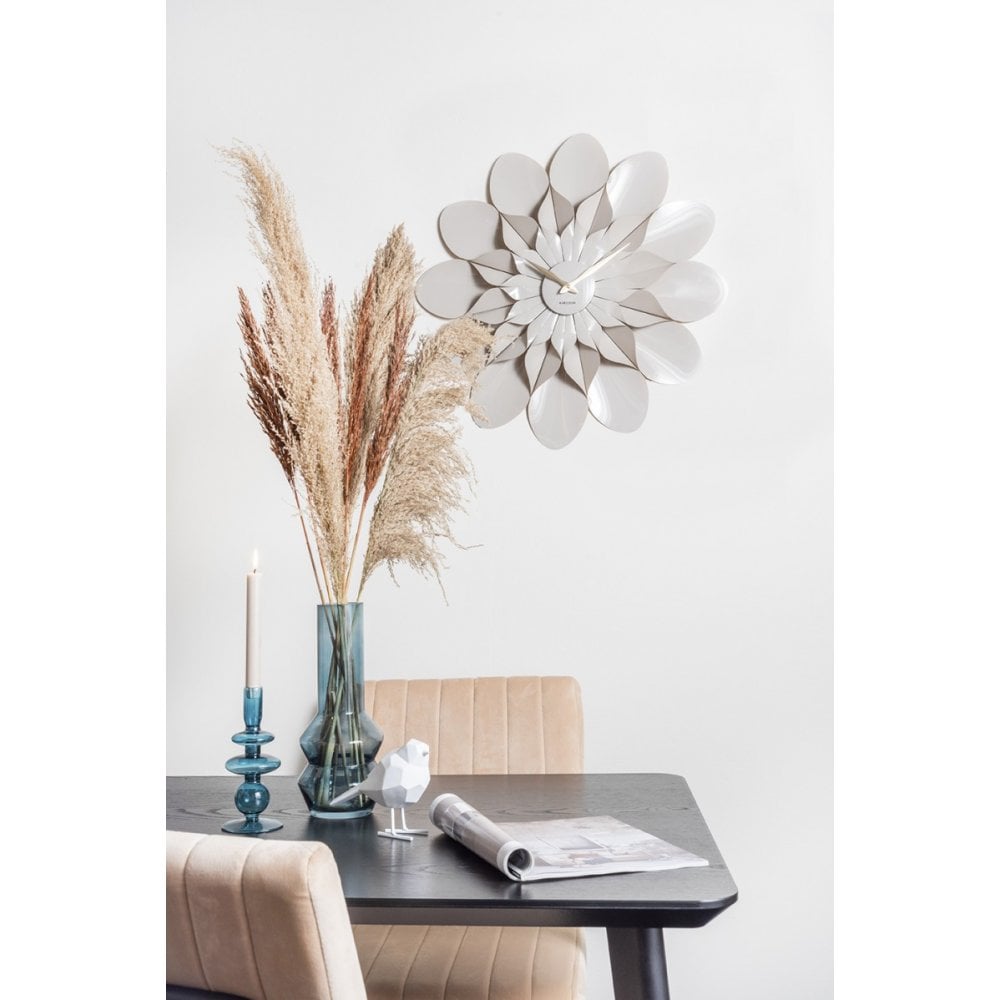 Candle Holder Glass Art Rings Large, Dark blue, Blue