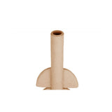 Candle holder Half Bubbles, Sand brown, Brown