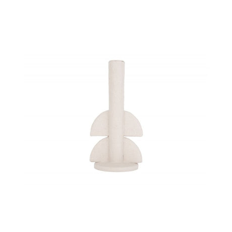 Candle holder Half Bubbles, Ivory