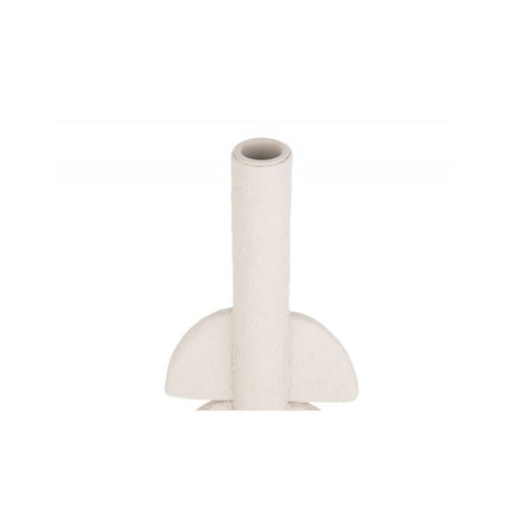 Candle holder Half Bubbles, Ivory