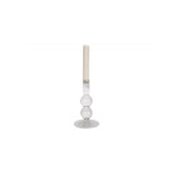 Candle holder Swirl Bubbles, Clear