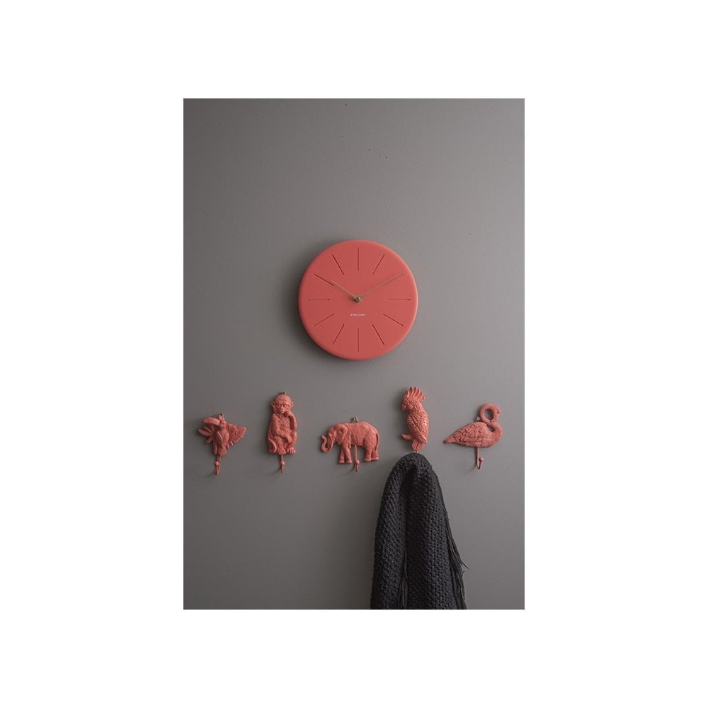 Coat Hook Monkey, Coral pink, Pink
