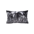 Cushion Jungle Velvet, Black