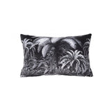 Cushion Jungle Velvet, Black
