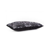 Cushion Jungle Velvet, Black