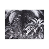 Cushion Jungle Velvet, Black