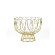 Fruit Bowl Wired, Gold plated, Gold