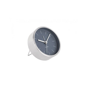 Alarm Clock Minimal steel, Night blue, Blue