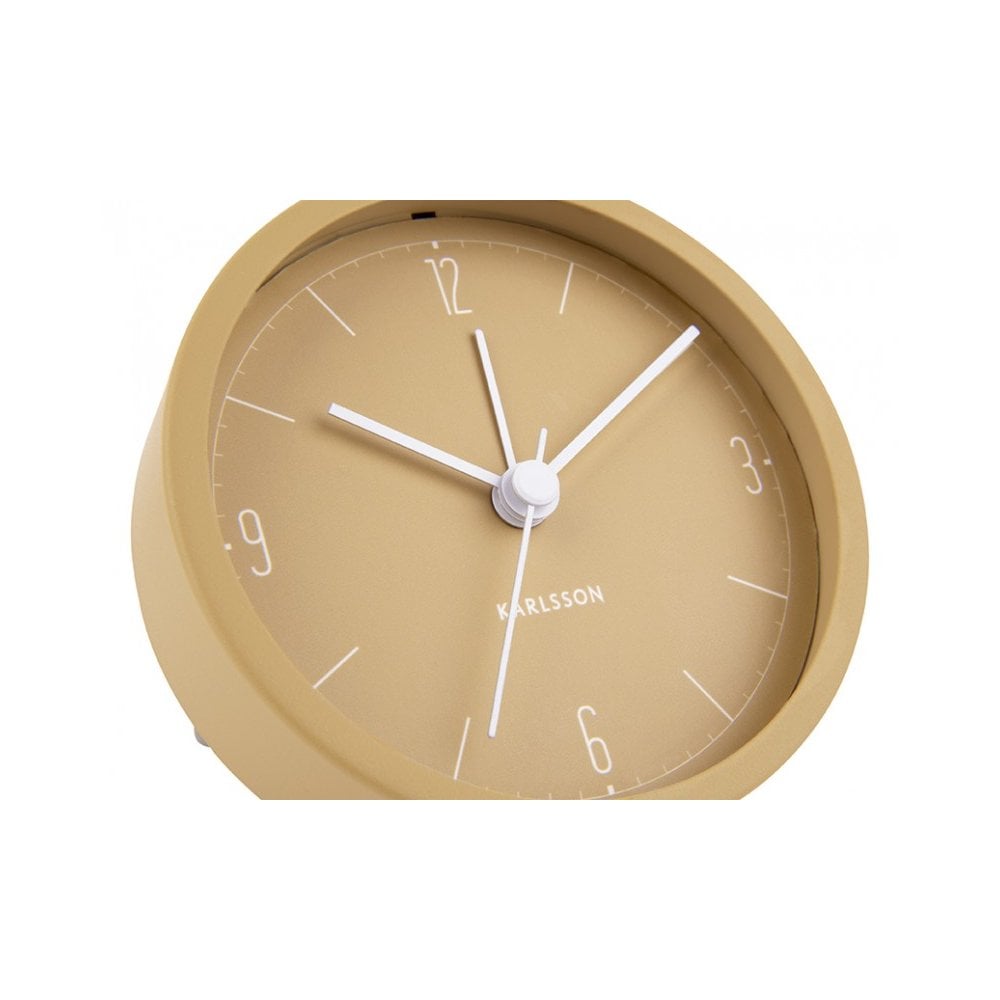 Alarm Clock Numbers & Lines, Ochre yellow, Yellow