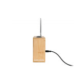 Alarm clock Retro Radio bamboo, Bamboo, Natural