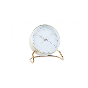 Alarm Clock Stylish Numbers, White