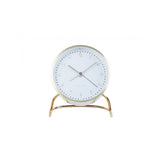 Alarm Clock Stylish Numbers, White
