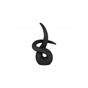Statue Abstract Art Knot, Black