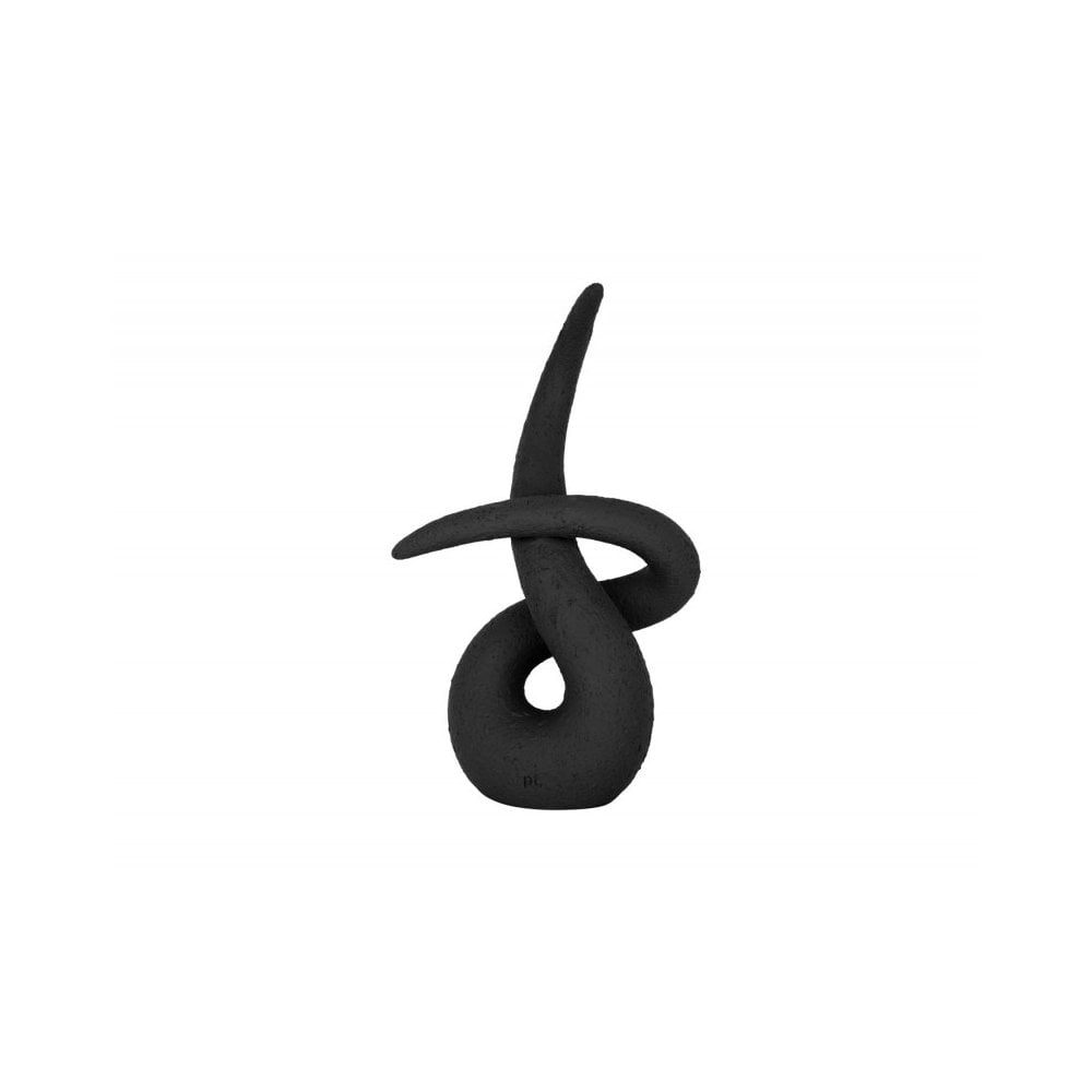 Statue Abstract Art Knot, Black