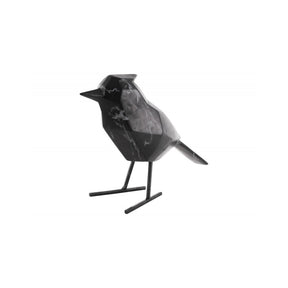 Statue Bird large marble, Black