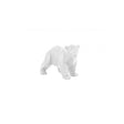 Statue Origami Bear Small, White
