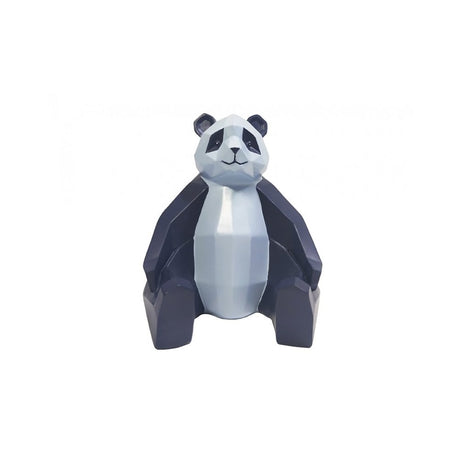 Statue Origami Panda, Blue