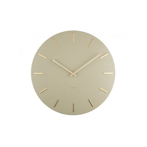 Wall Clock Charm, Olive green, Green