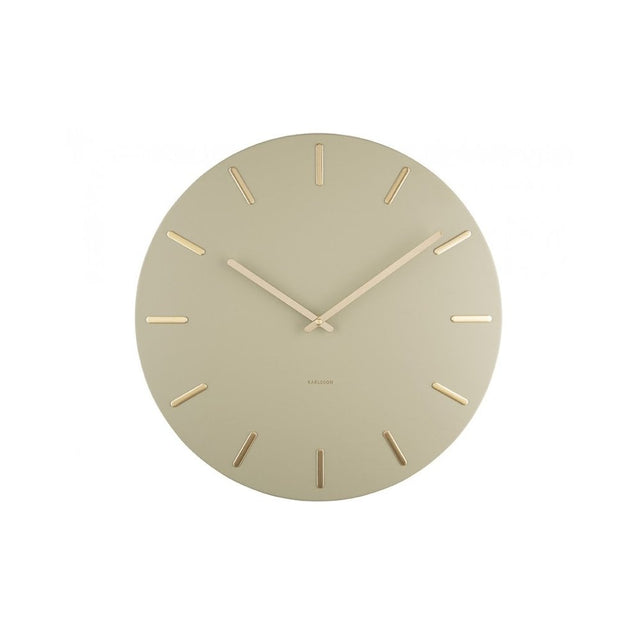 Wall Clock Charm, Olive green, Green