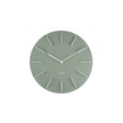 Wall Clock Discreet, Jungle green, Green