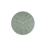 Wall Clock Discreet, Jungle green, Green