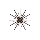 Wall Clock Diva, Black, Brown