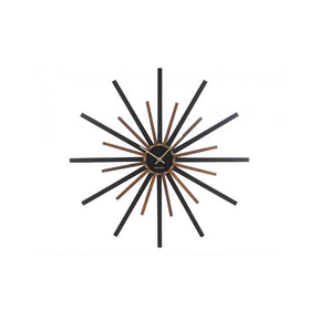 Wall Clock Diva, Black, Brown