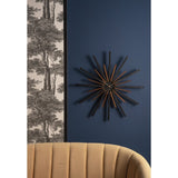 Wall Clock Diva, Black, Brown