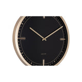 Wall clock Dots & Batons, Black