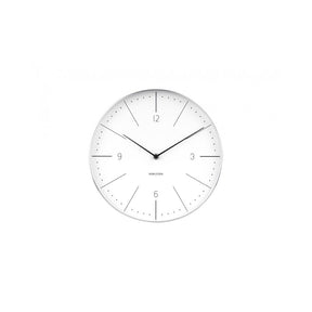 Wall Clock Normann Numbers, White