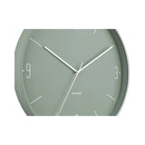 Wall Clock Numbers & Lines, Jungle green, Green