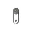Wall Clock Pendulum Charm, Grey