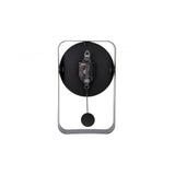Wall Clock Pendulum Charm Small, Black