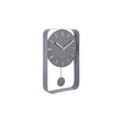 Wall Clock Pendulum Charm Small, Grey