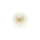 Wall Clock Peony, Gold
