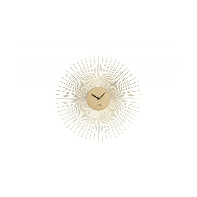 Wall Clock Peony, Gold