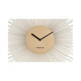 Wall Clock Peony, Gold