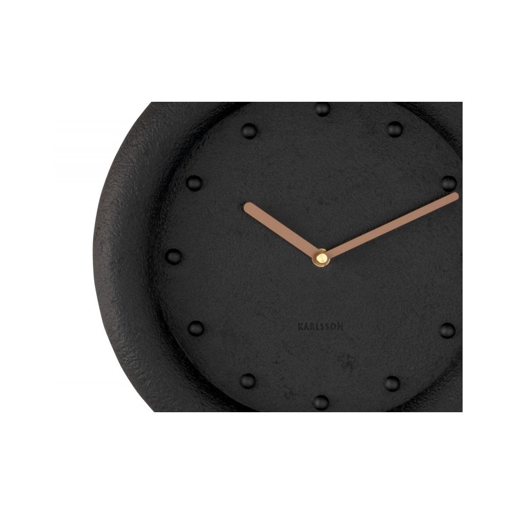 Wall clock Petra, Black