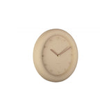 Wall clock Petra, Sand brown, Brown