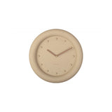 Wall clock Petra, Sand brown, Brown