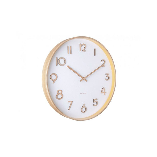 Wall Clock Pure Medium Dial, White