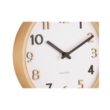 Wall clock Pure wood grain small, Multicolor