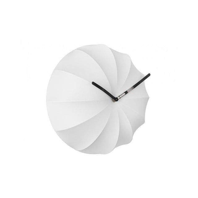 Wall Clock Stretch, White