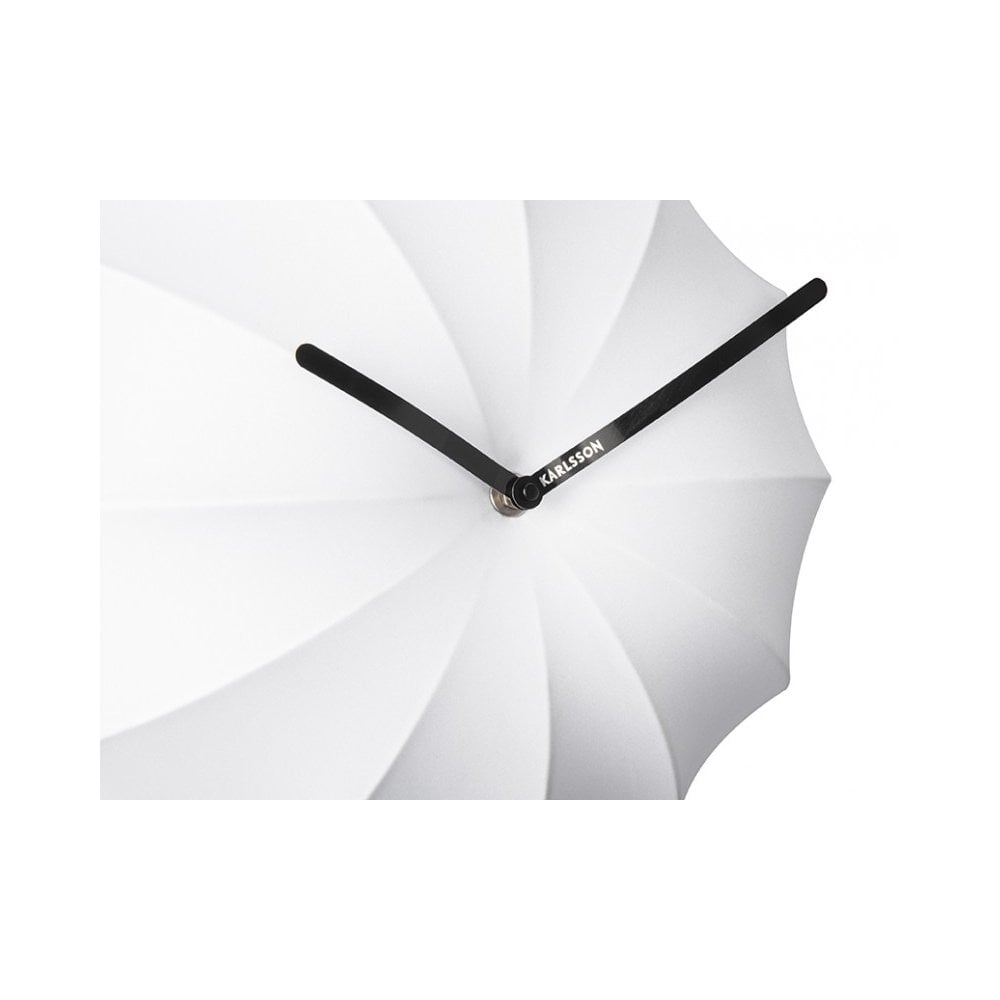 Wall Clock Stretch, White