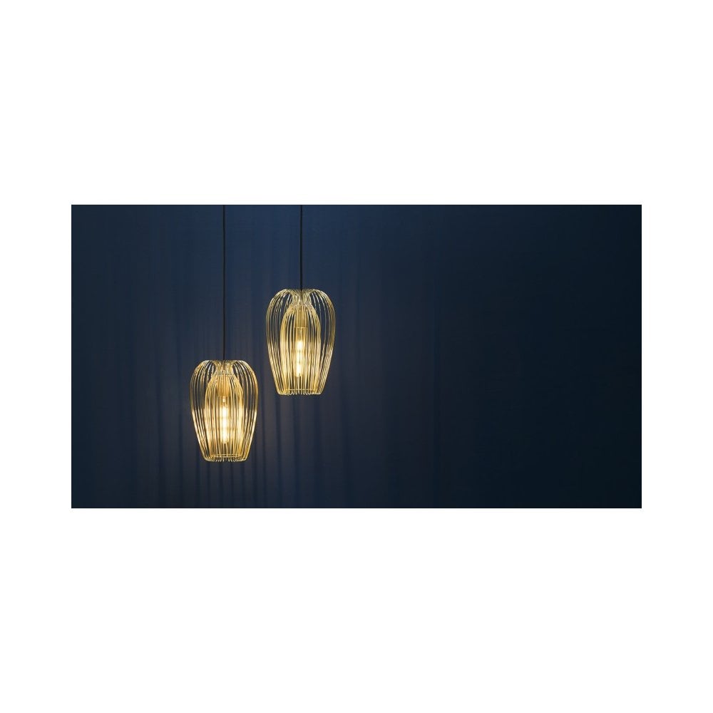 Pendant Lamp Lucid, Gold plated, Gold